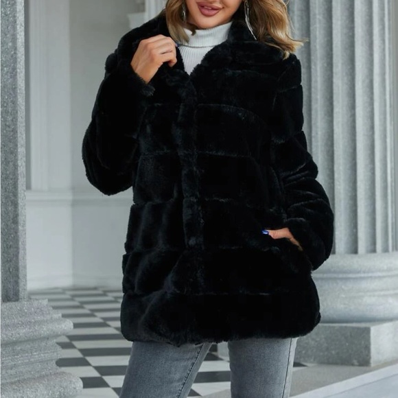 Luxe open front teddy coat - Picture 6 of 6